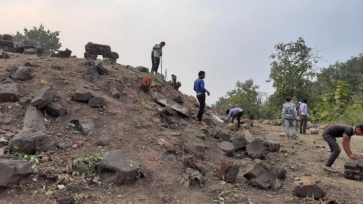 Excavation at site