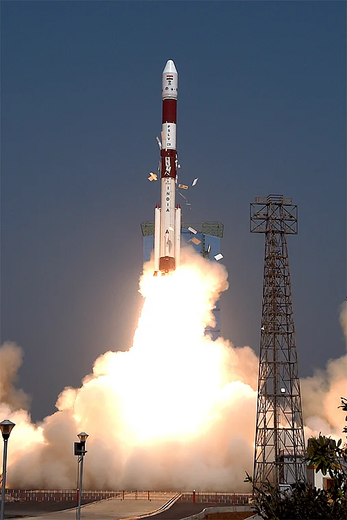 PSLV rocket on Sunday carried an electronic copy of Bhagavad Gita and a photo of Prime Minister Narendra Modi into as space it successfully launched Amazonia-1 of Brazil and 18 other satellites from the spaceport at Sriharikota
