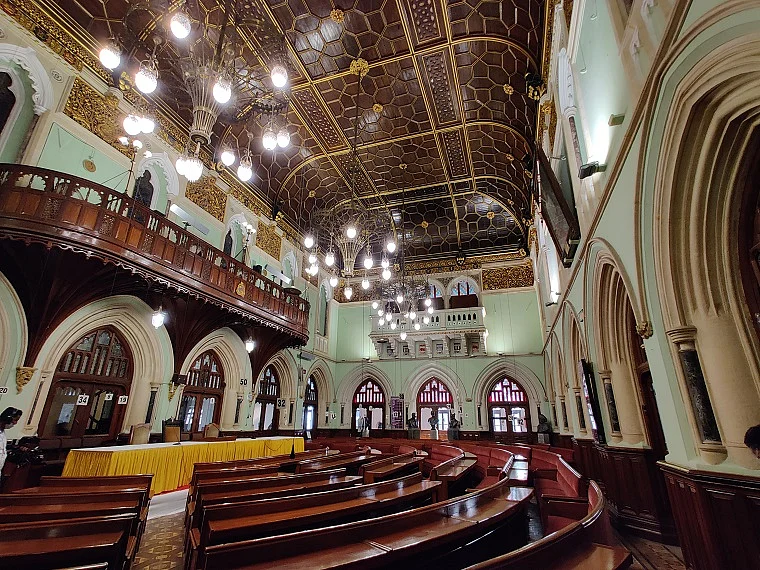 A peek inside the heritage structure