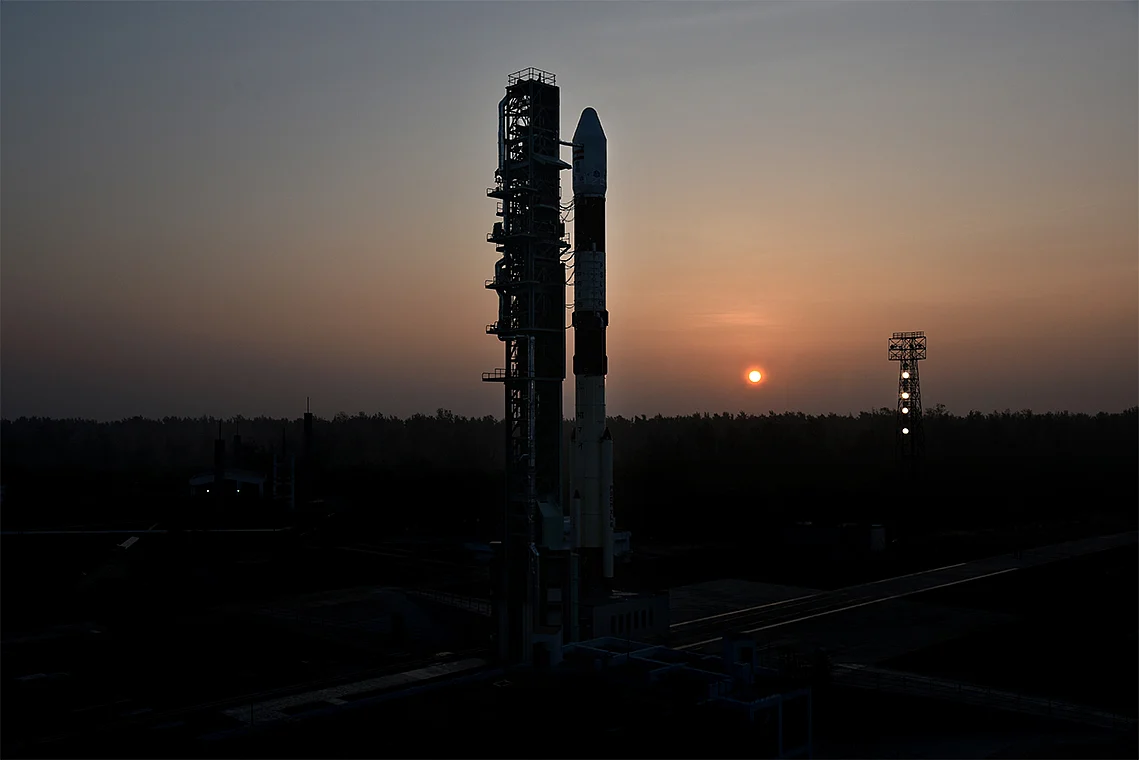 A day before the launch of the sattelite, in view of the strict COVID-19 pandemic norms in place at SDSC SHAR, Sriharikota, gathering of media personnel was not planned there and launch viewing gallery was also closed