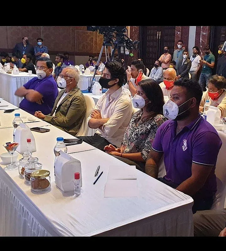 IPL 2021 Auction: Aryan Khan takes dad Shah Rukh Khan's seat as KKR bids