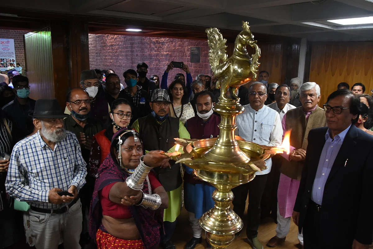 Inauguration of Bharat Bhavan foundation day celebrations in Bhopal on Saturday