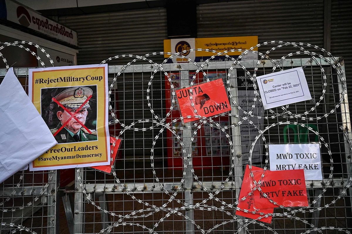Myanmar erupts in one of the largest protests in its history
