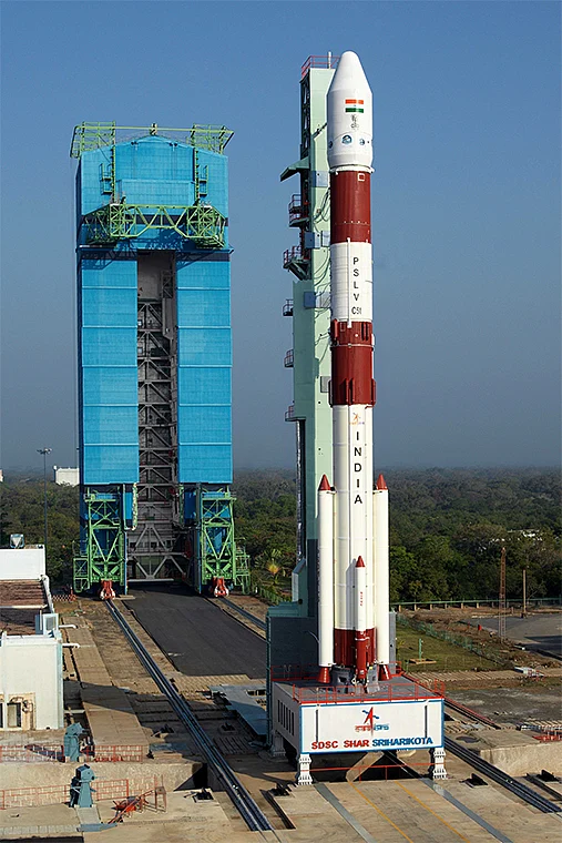 Moments before the launch