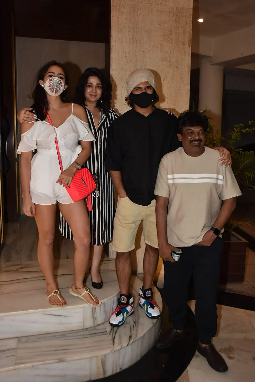 In Pics: Sara Ali Khan, Karan Johar, Vijay Deverakonda and others join Manish Malhotra for a 'perfect Saturday night'
