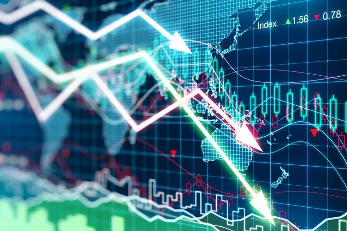 Sensex sheds 155 points, Nifty 50 slips below 14,850 level tracking negative cues from global markets - Vimarsana News