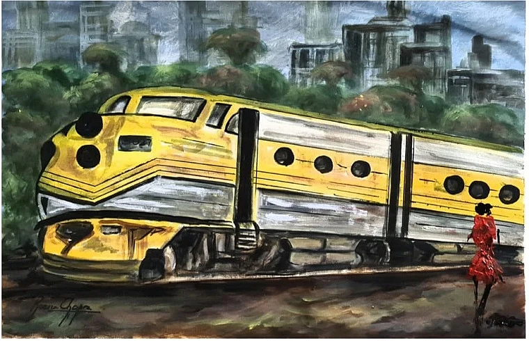 Parineeti Chopra artist-mother makes a painting to celebrate 'The Girl On The Train' release
