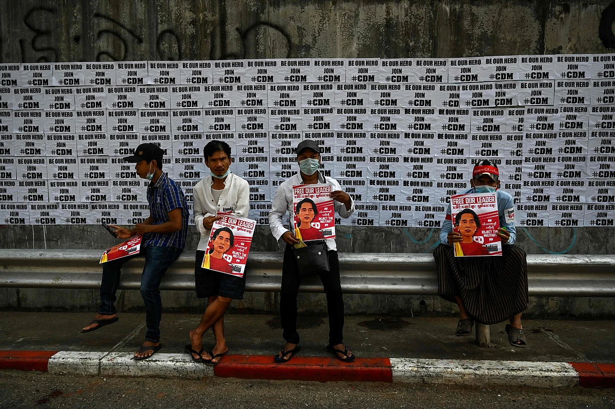Myanmar erupts in one of the largest protests in its history