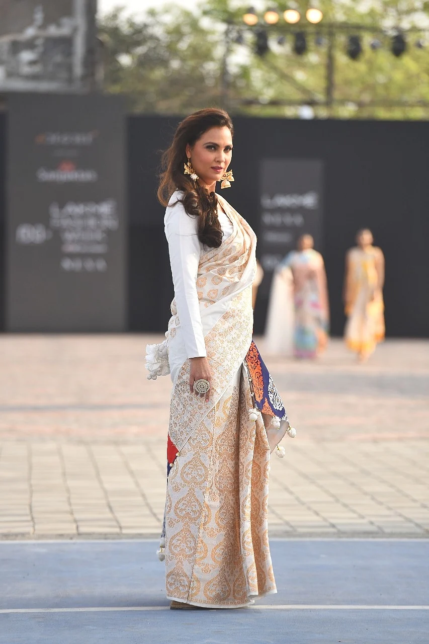 In Pics: Pooja Hegde, Lara Dutta Bhupathi, Hina Khan grace the ramp at FDCI X Lakme Fashion Week 2021