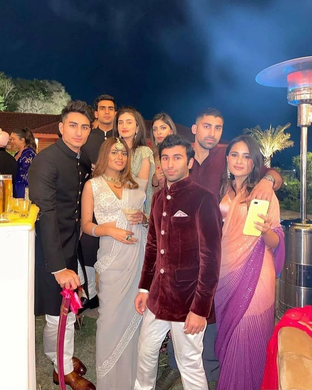 In Pics: Ibrahim Ali Khan makes a rare appearance at Punjab CM Captain Amarinder Singh's granddaughter's wedding