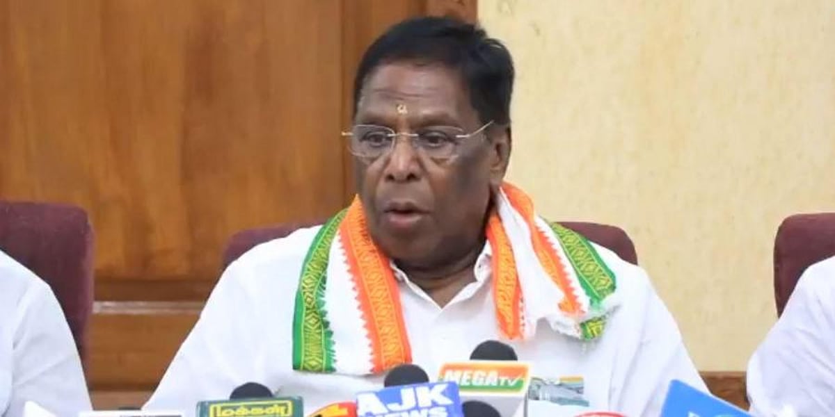 Puducherry: Narayanasamy out of contest, BJP fields Congress rebels - Vimarsana News