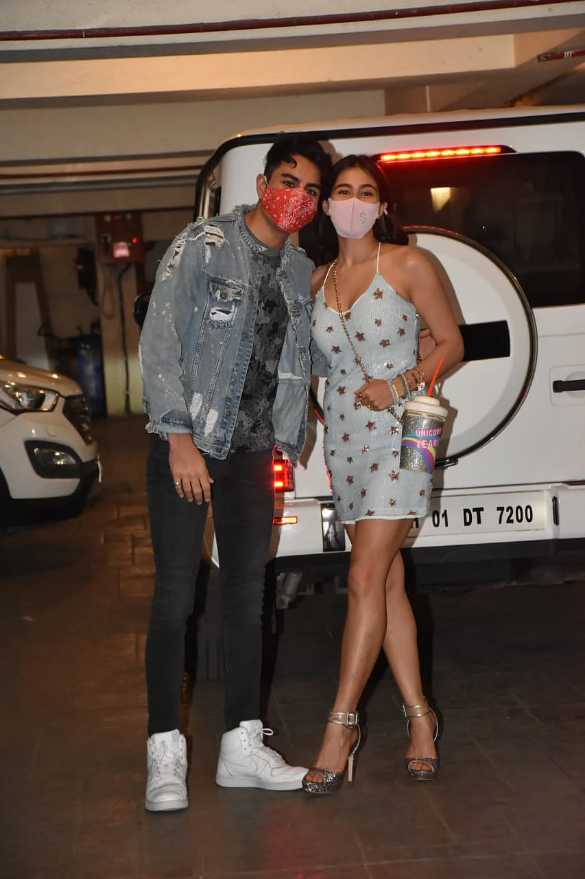 In Pics: Sara Ali Khan's quirky bag of 'Unicorn Tears' steals the show at Ibrahim's birthday bash