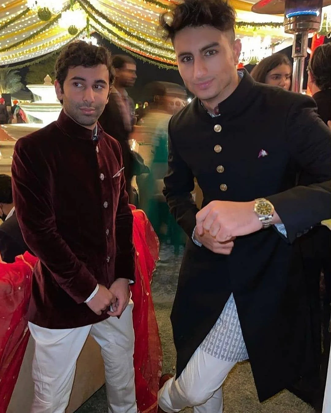 In Pics: Ibrahim Ali Khan makes a rare appearance at Punjab CM Captain Amarinder Singh's granddaughter's wedding