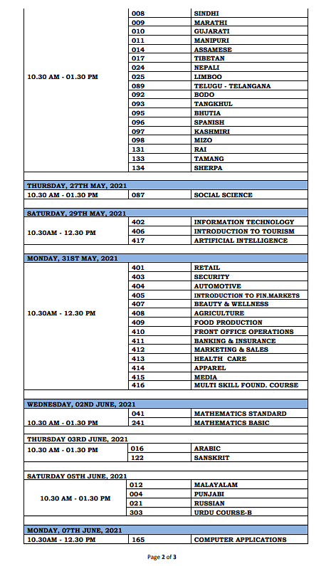 CBSE releases revised date sheet for Class 10, 12 board exams 2021; check new time table here