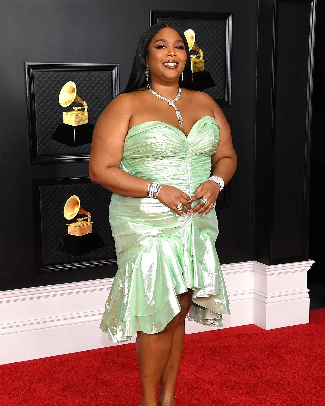 Grammys 2021 Red Carpet: Celebs put their fashion foot forward at music's biggest night
