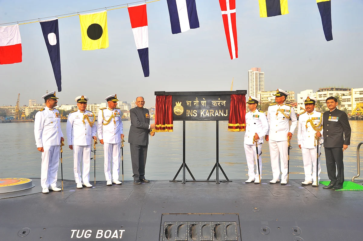 Commissioning of INS Karanj