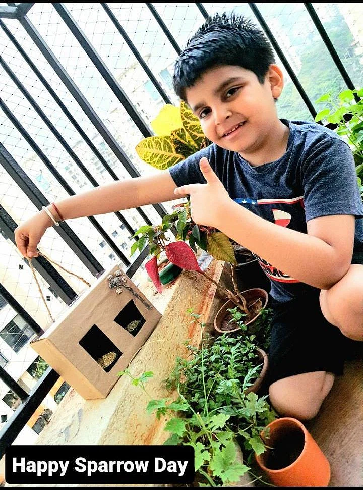 A young participant