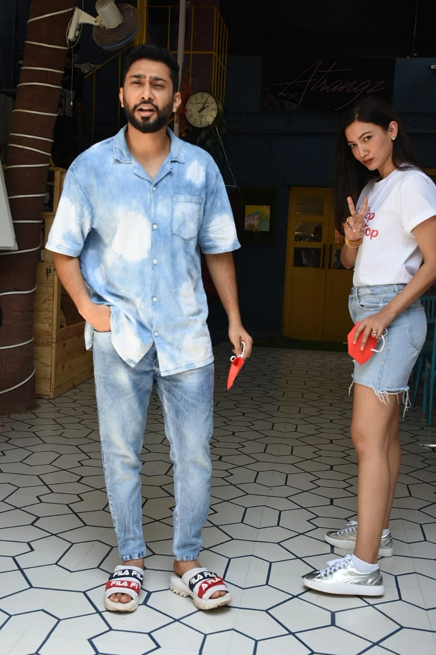 Gauahar Khan sports 'can't stop won't stop' t-shirt amid 60-day ban for COVID-19 rules violation