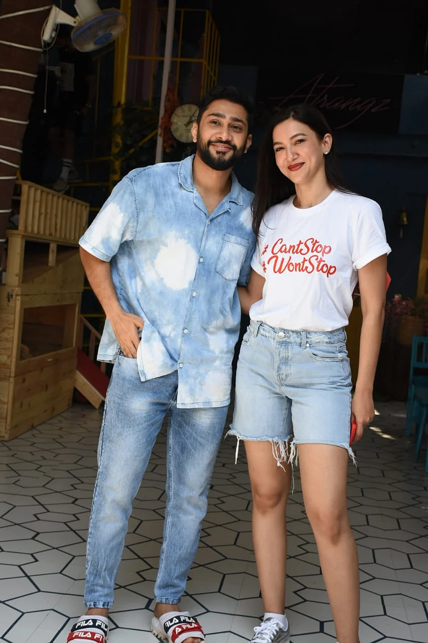 Gauahar Khan sports 'can't stop won't stop' t-shirt amid 60-day ban for COVID-19 rules violation