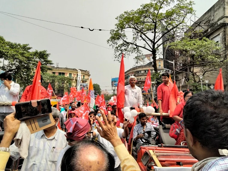 West Bengal Assembly polls: Five CPI (M) leaders hold roadshows to file nominations