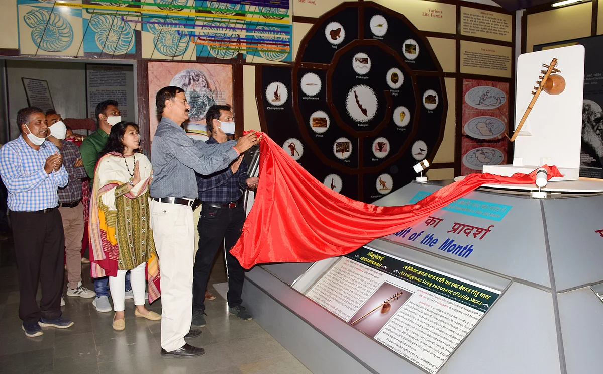 Jenzadrunrai on display at Indira Gandhi Rashtriya Manav Sangrahalaya, Bhopal