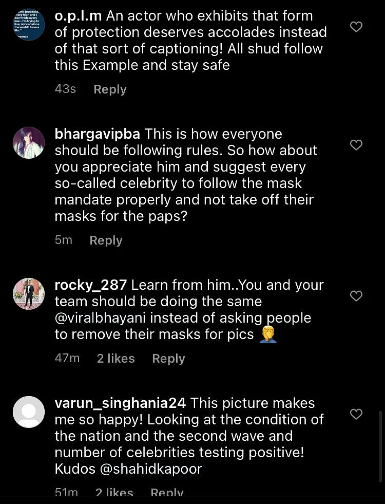 Netizens laud 'sensible' Shahid Kapoor for going all out with protective gear as COVID-19 cases surge