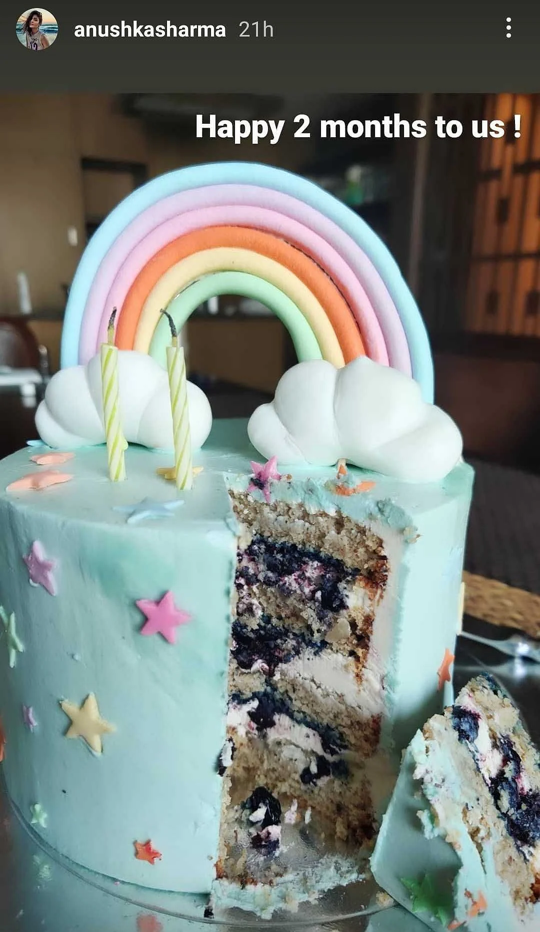 Anushka Sharma celebrates 2 months of having daughter Vamika with gender-neutral cake