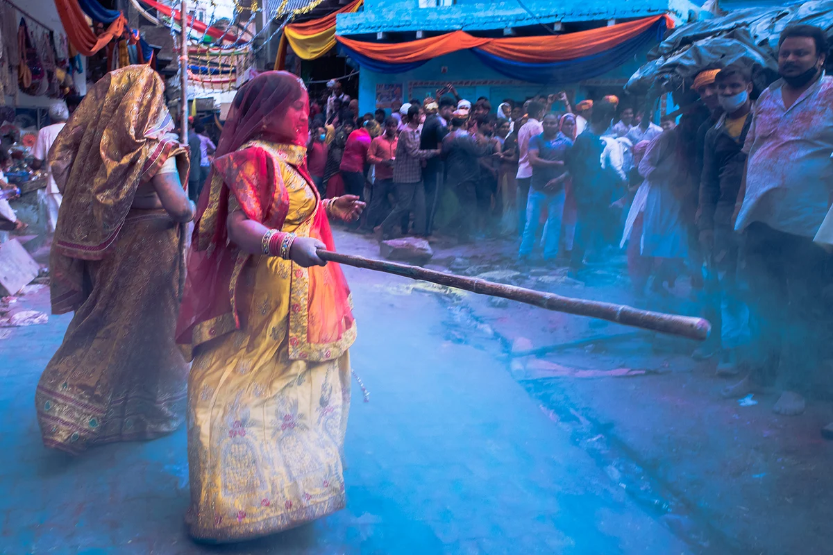Happy Holi 2021: Experience the essence of 'Lathmar Holi' through these incredible images from 'Barsana'