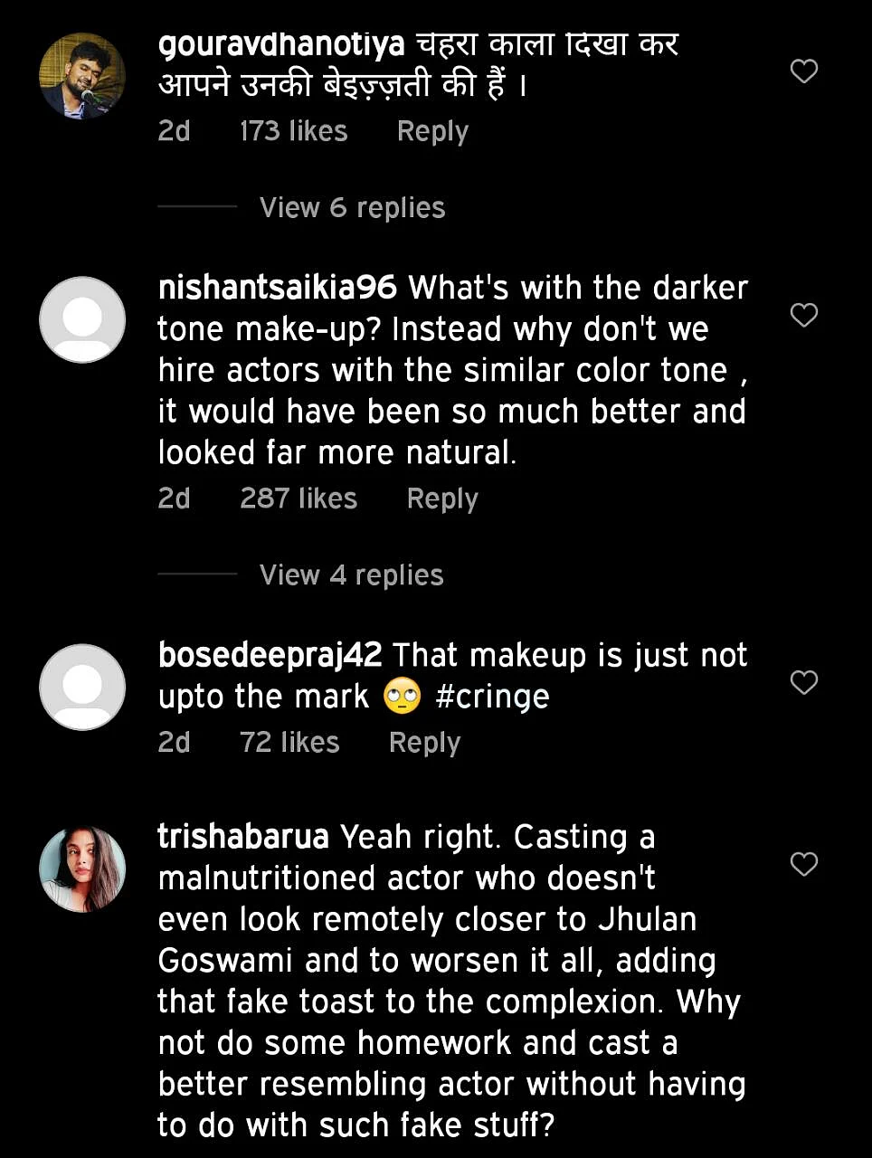 Aahana Kumra shamed online for sporting 'darker skin' in her pictorial tribute to cricketer Jhulan Goswami