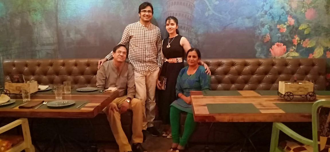 Dr Anita Mutha with family