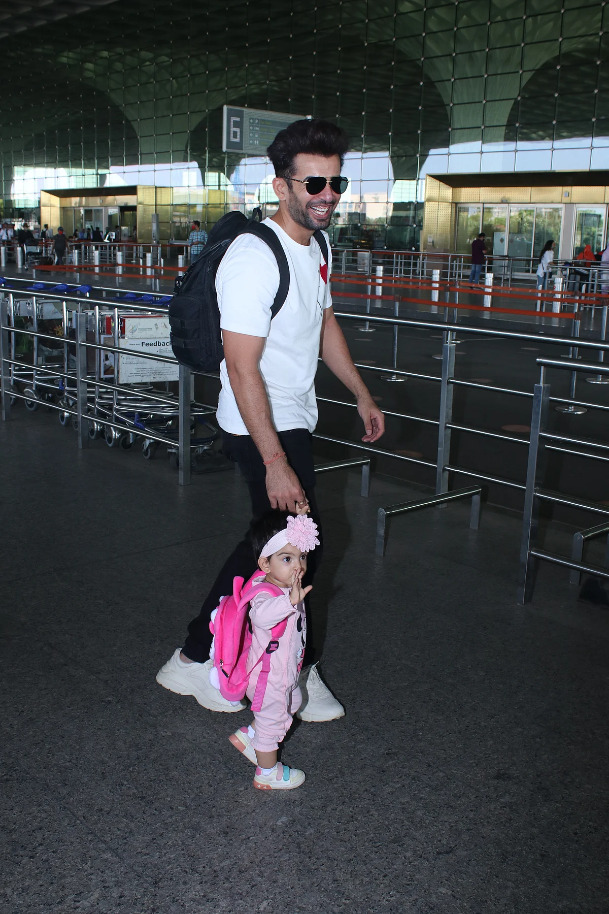 Jay Bhanushali, Mahhi Vij trolled for leaving their adoptive kids at home and travelling with daughter Tara