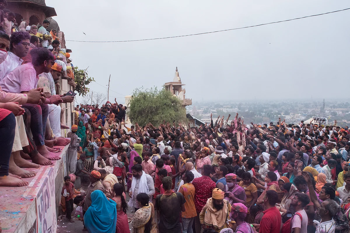 Happy Holi 2021: Experience the essence of 'Lathmar Holi' through these incredible images from 'Barsana'