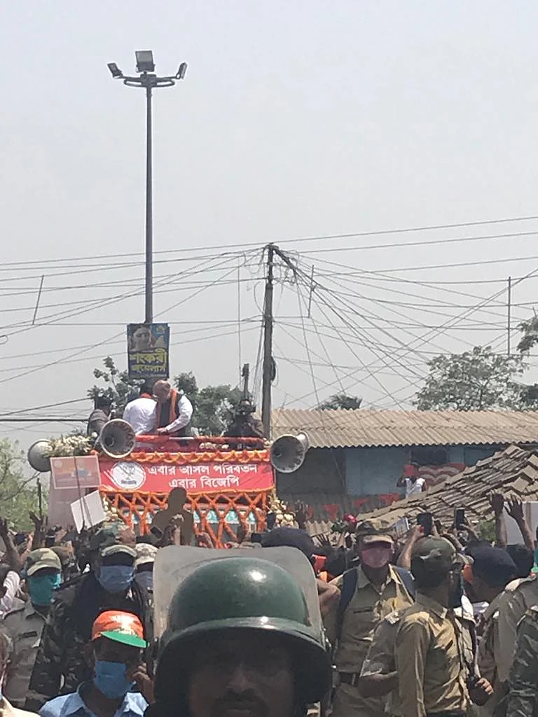 West Bengal Assembly Polls: Sea of people seen at Amit Shah’s Nandigram rally