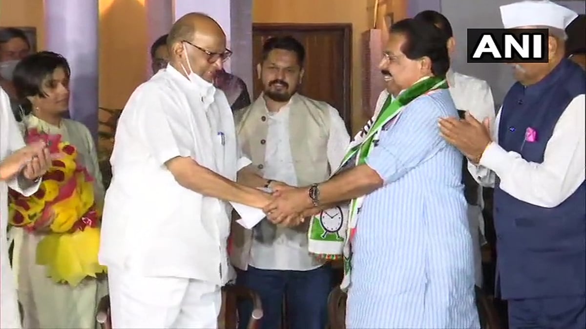 Ex-Congress leader PC Chacko joins NCP in presence of Sharad Pawar - Vimarsana News