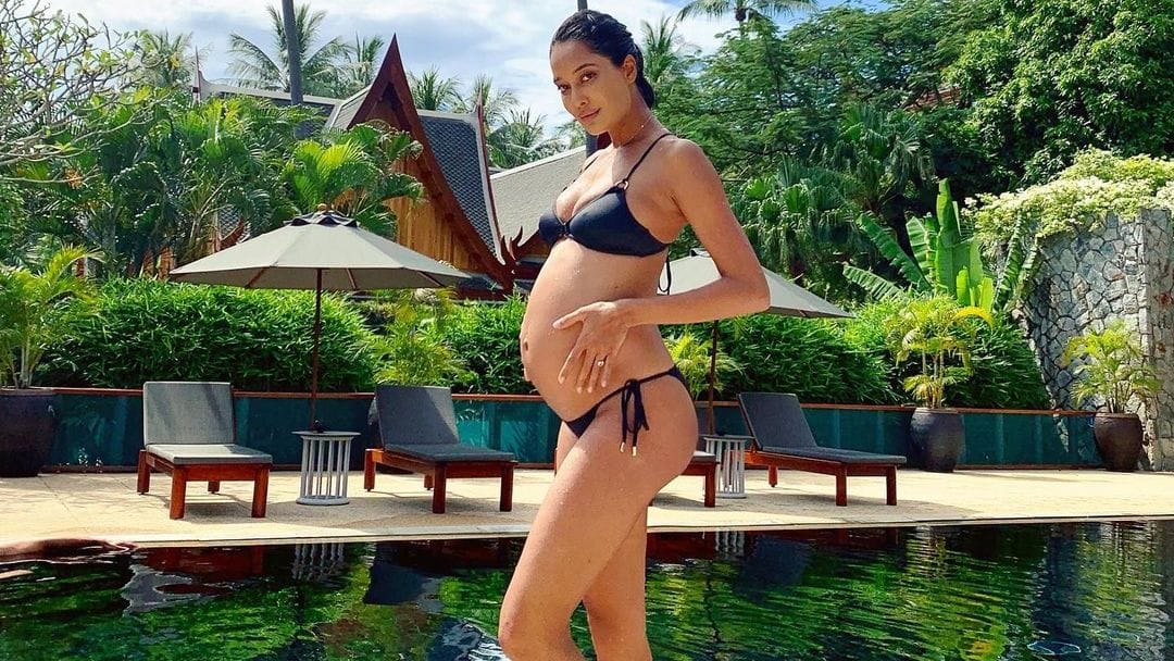 Mom-to-be Lisa Haydon 'nervous about another baby coming ...