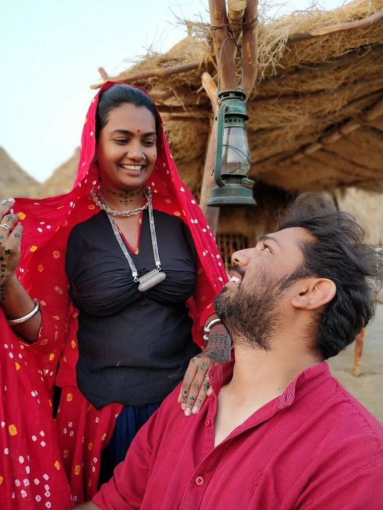 Tejal Panchasara with Abhishek Shah