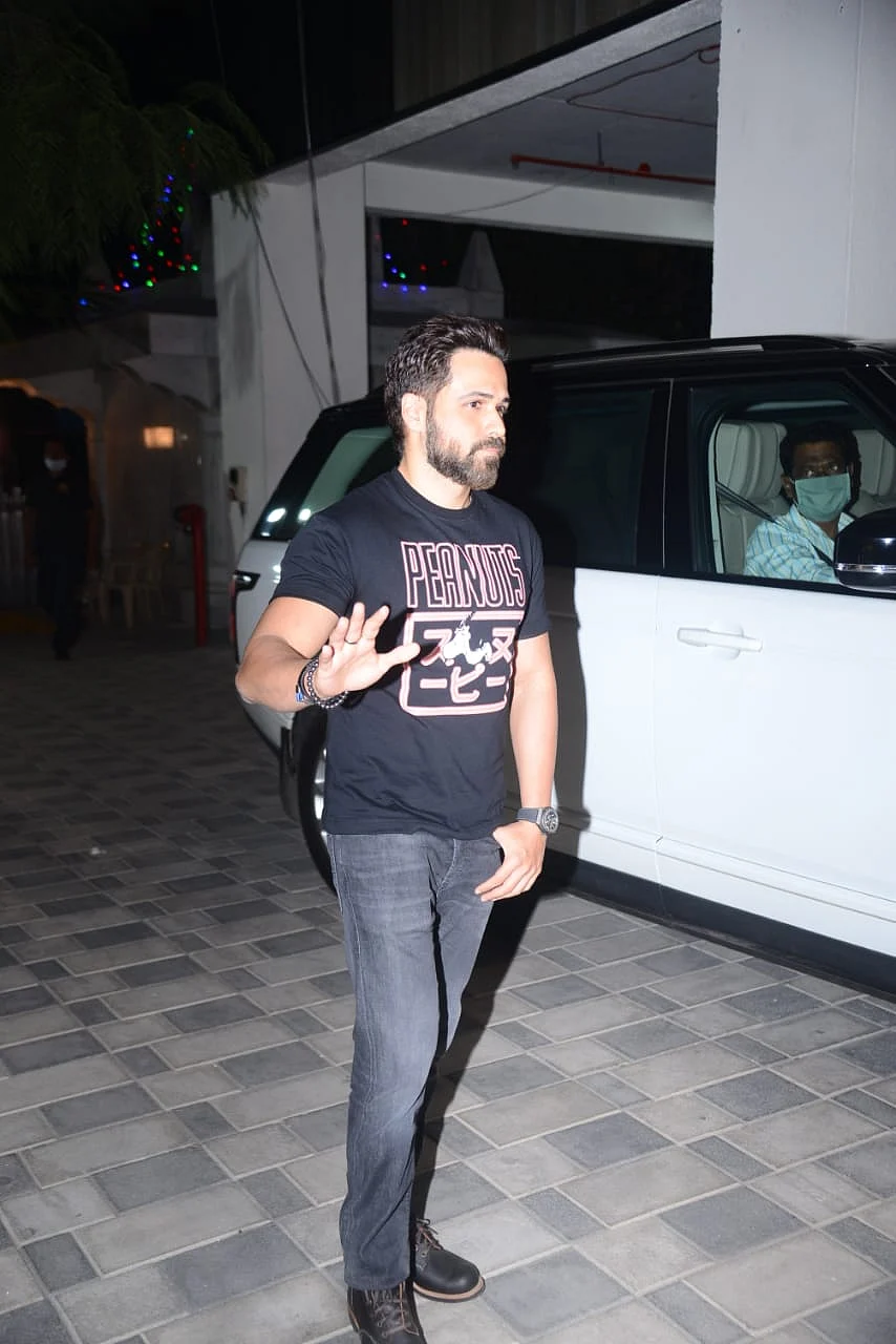 In Pics: Emraan Hashmi, John Abraham, Sanjay Gupta arrive for promotions of 'Mumbai Saga'
