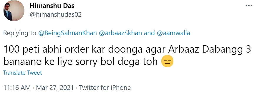 ‘Aapki acting jaise sadele…’: Salman trolled for promoting brother Arbaaz Khan's mangoes