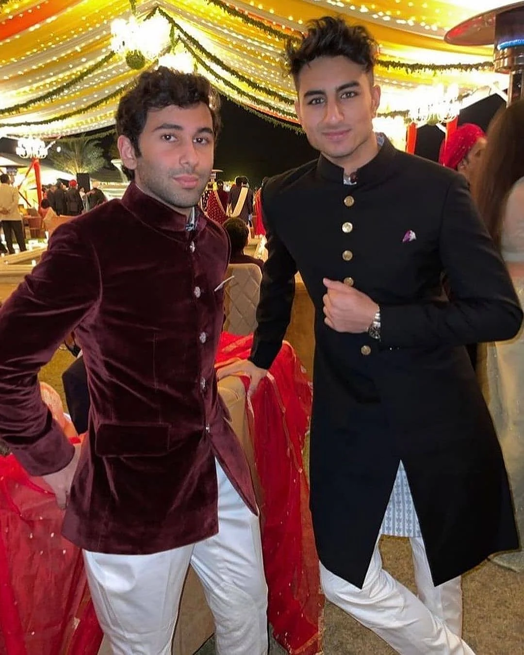 In Pics: Ibrahim Ali Khan makes a rare appearance at Punjab CM Captain Amarinder Singh's granddaughter's wedding