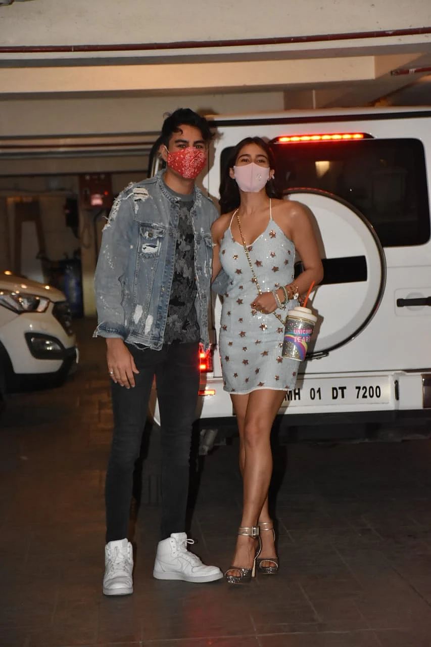 In Pics: Sara Ali Khan's quirky bag of 'Unicorn Tears' steals the show at Ibrahim's birthday bash