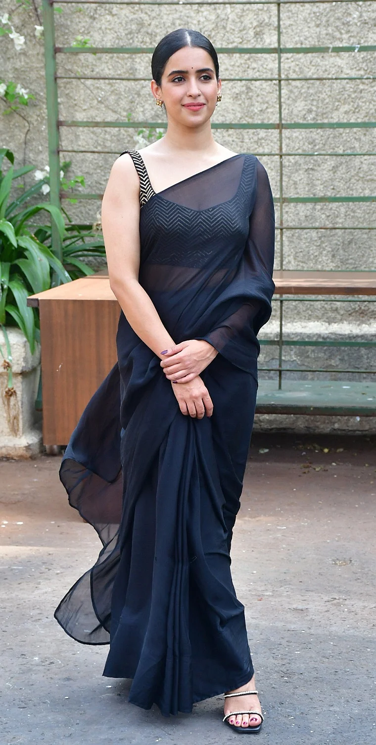 Back to Black: Sanya Malhotra, Alia Bhatt and other celebs who rocked the season's favourite colour