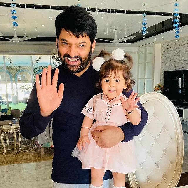 Kapil Sharma with daughter Anayra