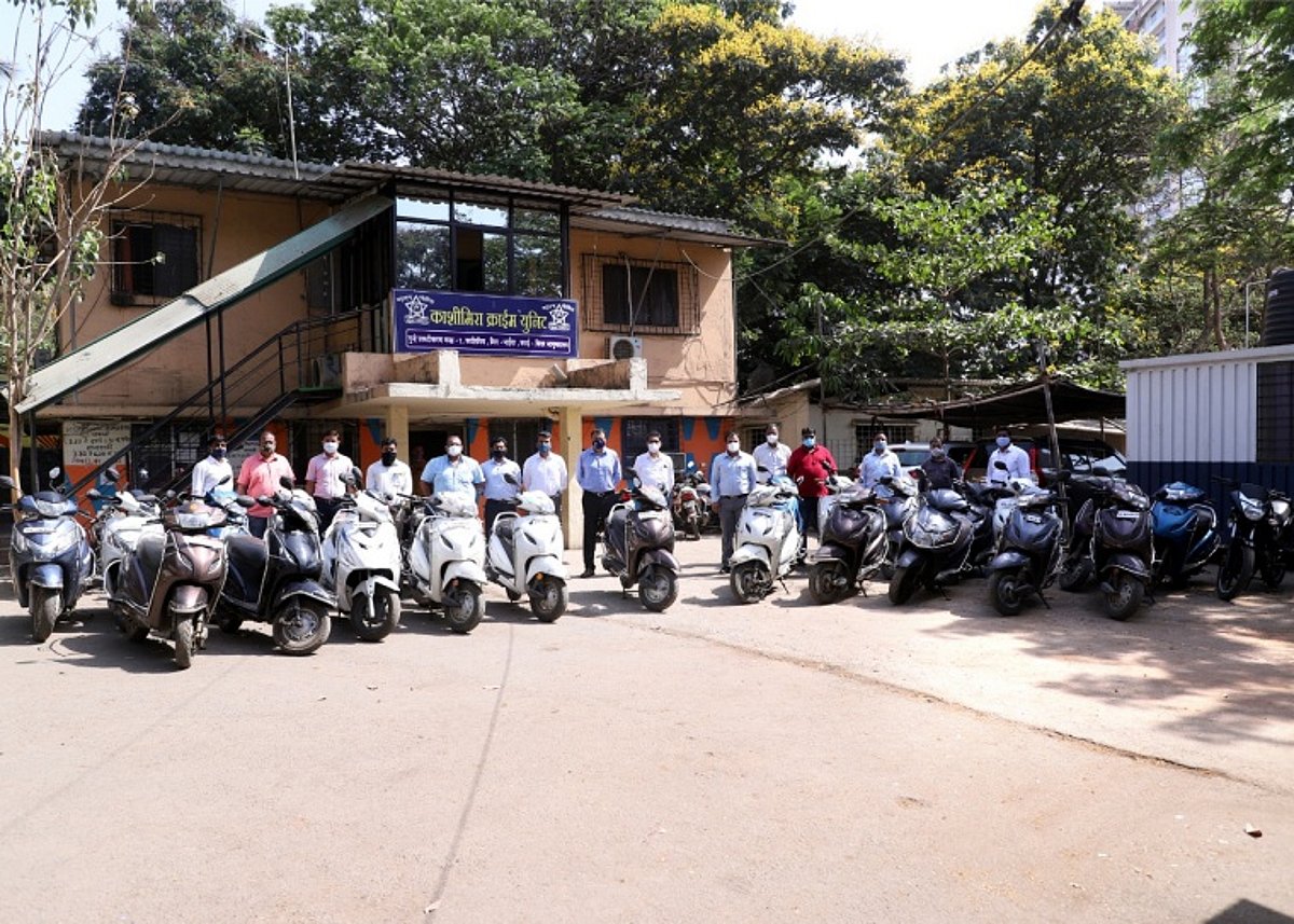 Mira Bhayander: Cops recover more than 20 bikes; bust gang of bike lifters - Vimarsana News