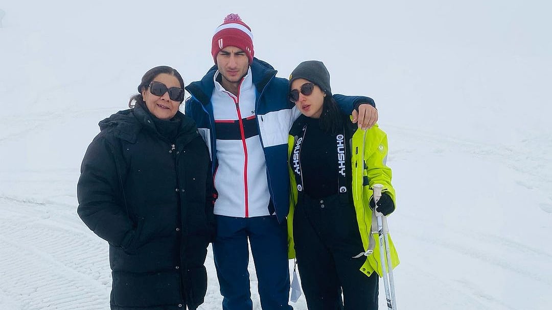 Sara Ali Khan shares memories from Kashmir trip with brother Ibrahim Ali and mother Amrita Singh; check out pics, videos