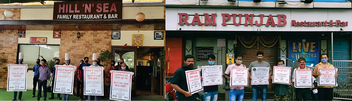 Mira Bhayandar: Irate hoteliers hold silent protest against new COVID-19 curbs
