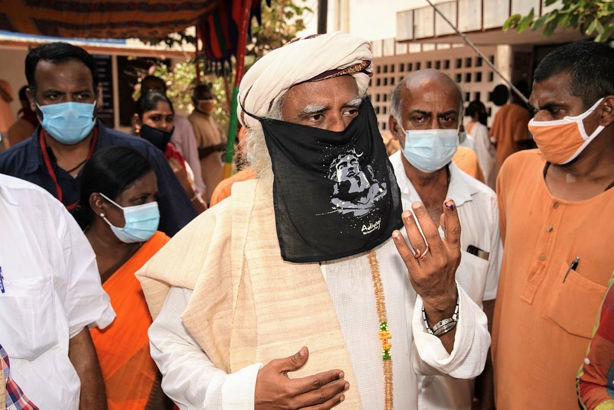 Will work with new govt to free Tamil Nadu temples, says Sadhguru after voting