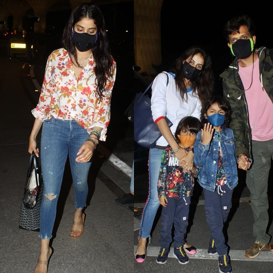 From Janhvi Kapoor to Riteish-Genelia Deshmukh, B-town celebs leave Mumbai amid lockdown