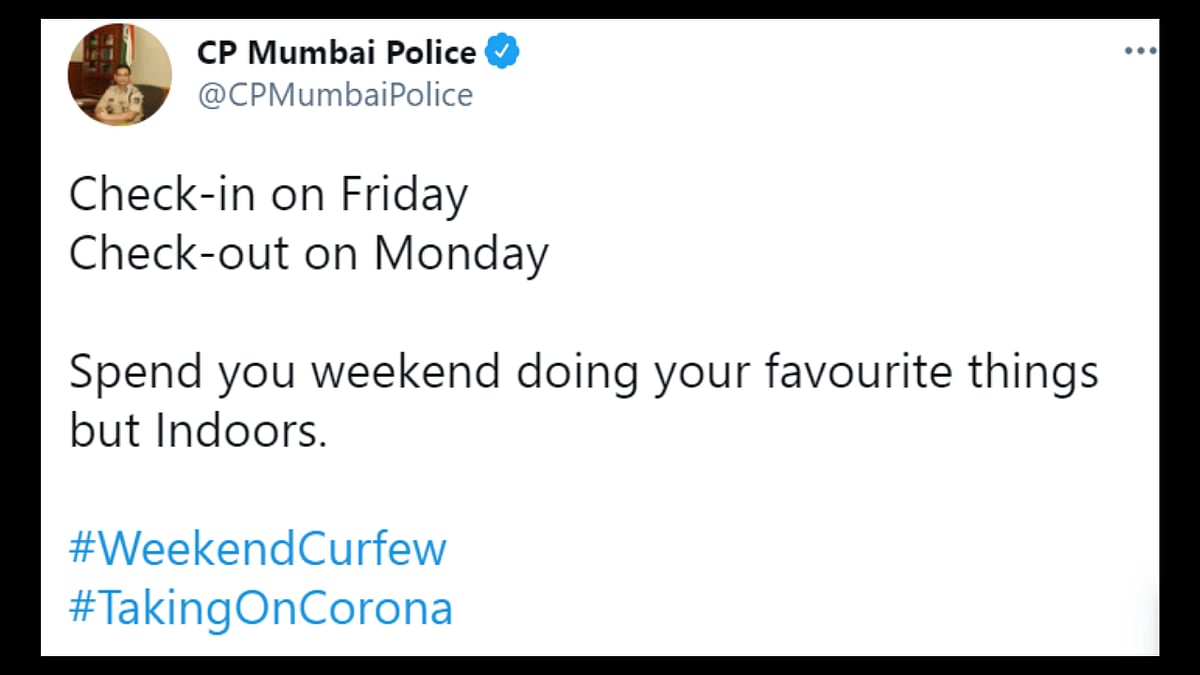 Mumbai Police Commissioner has a fun weekend to-do list for Mumbaikars; read HERE