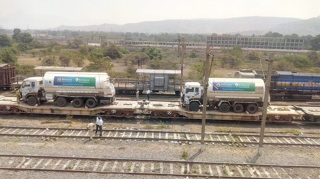 COVID-19: Oxygen express arrives in Mumbai Metropolitan Region from Gujarat 