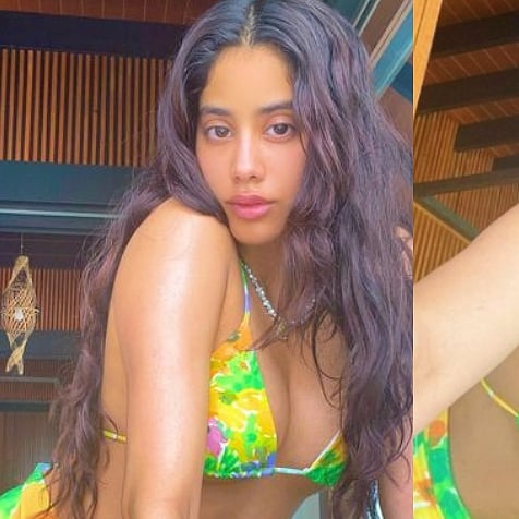 Janhvi Kapoor is an 'island girl' as she poses in skimpy swimsuit; check out latest pics from Maldives vacay